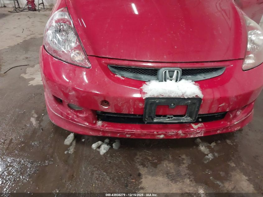 2008 Honda Fit Sport VIN: JHMGD38648S033336 Lot: 43938279