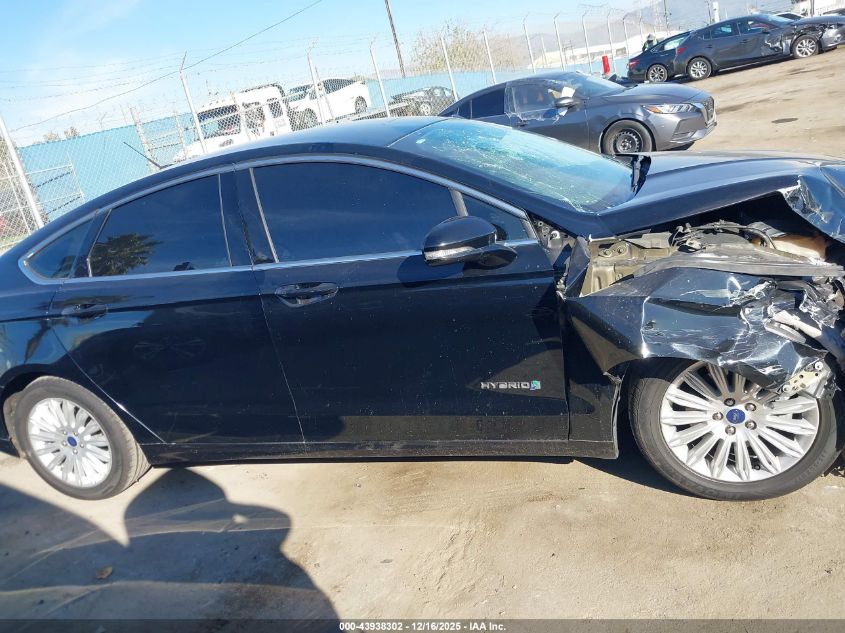 2016 Ford Fusion Hybrid Se VIN: 3FA6P0LU9GR329039 Lot: 43938302
