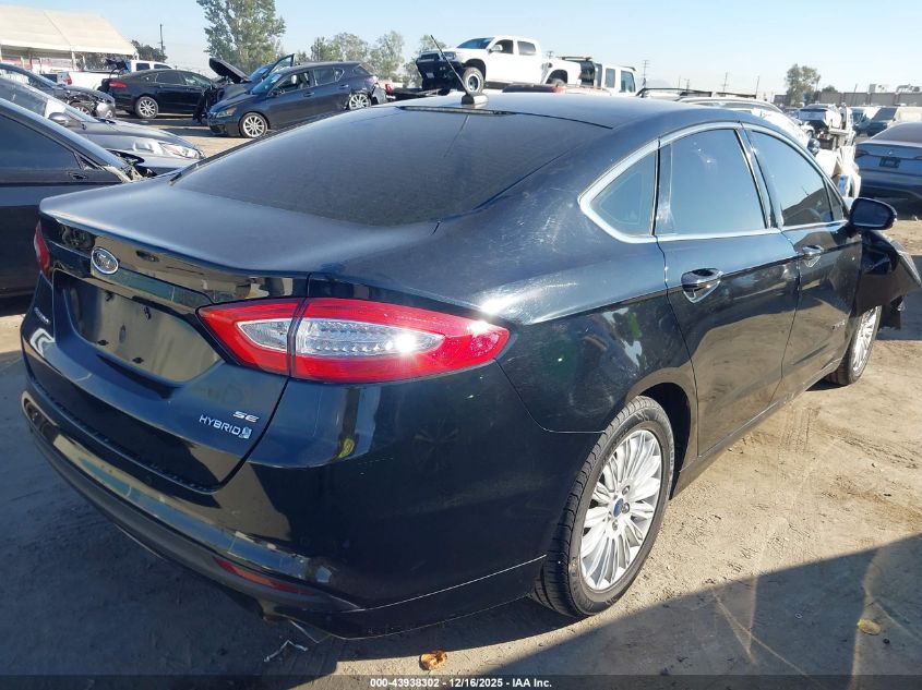 2016 Ford Fusion Hybrid Se VIN: 3FA6P0LU9GR329039 Lot: 43938302