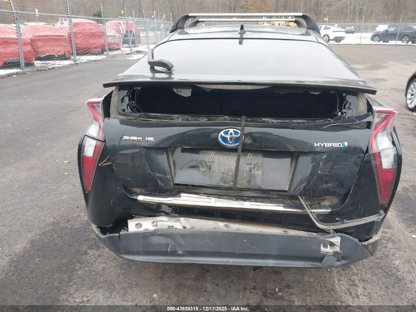 2016 Toyota Prius Three VIN: JTDKARFUXG3018180 Lot: 43938315