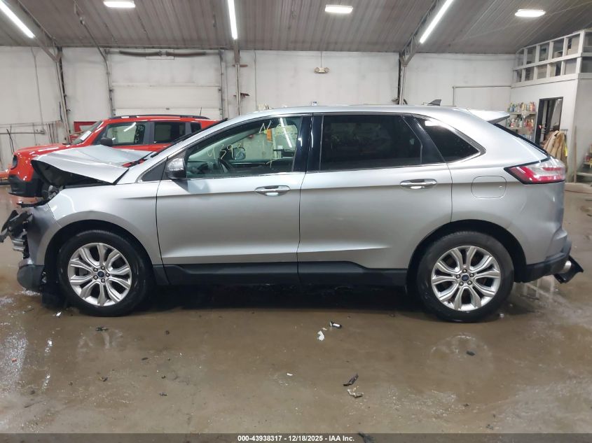 2022 Ford Edge Titanium VIN: 2FMPK4K92NBA62657 Lot: 43938317
