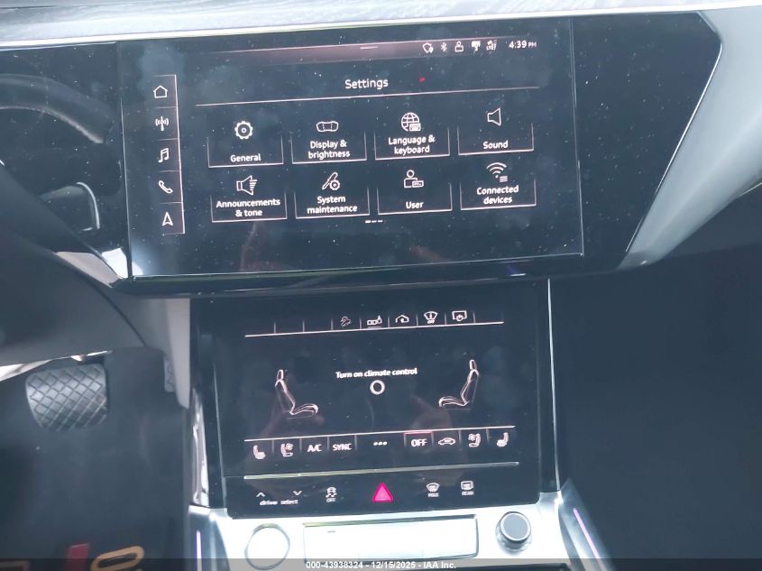 2019 Audi E-Tron Premium Plus VIN: WA1VAAGE9KB006505 Lot: 43938324