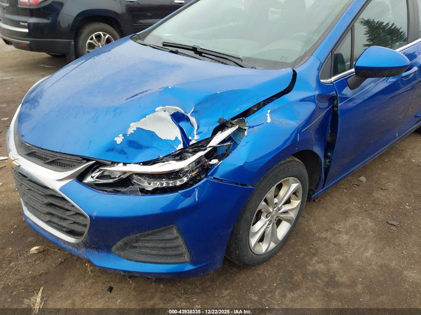 2019 Chevrolet Cruze Lt VIN: 3G1BE6SM9KS599076 Lot: 43938335