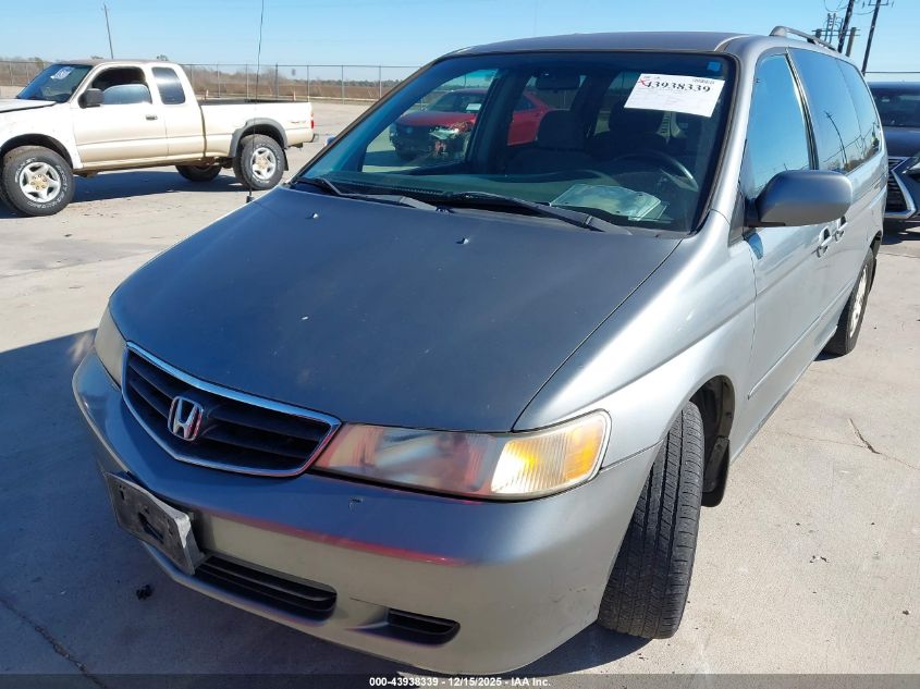 2002 Honda Odyssey Ex VIN: 2HKRL18662H533439 Lot: 43938339