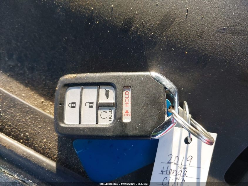 2019 Honda Civic Ex VIN: SHHFK7H62KU201133 Lot: 43938342