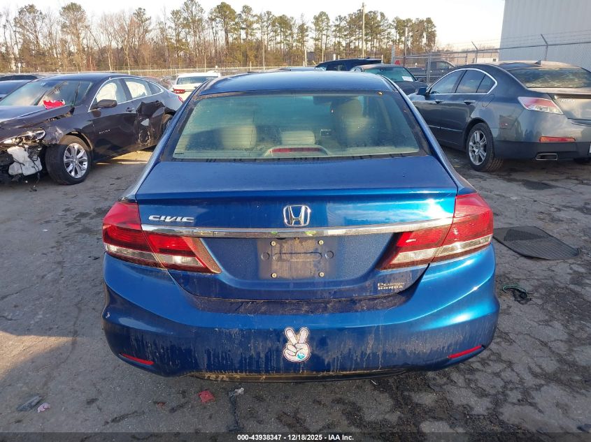 2013 Honda Civic Ex VIN: 19XFB2F81DE059682 Lot: 43938347