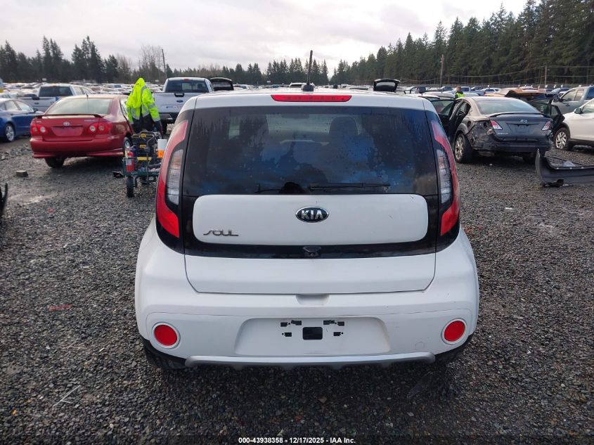2017 Kia Soul + VIN: KNDJP3A56H7474811 Lot: 43938358