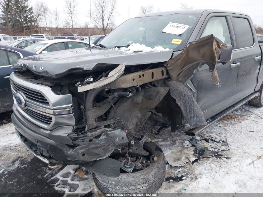 2023 Ford F-150 Limited VIN: 1FTFW1ED5PFB27652 Lot: 43938373