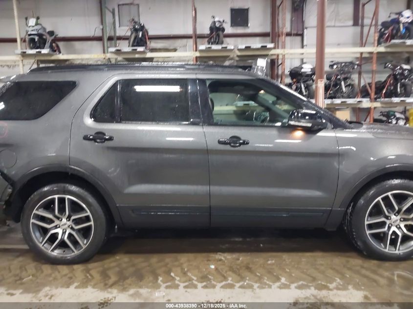 2017 Ford Explorer Sport VIN: 1FM5K8GT8HGC53743 Lot: 43938390