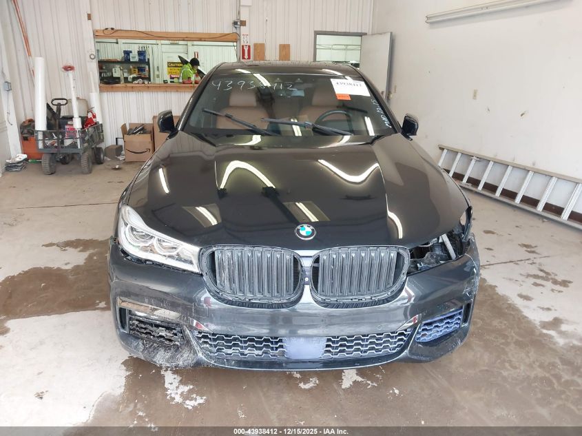 2016 BMW 750I xDrive VIN: WBA7F2C58GG419745 Lot: 43938412