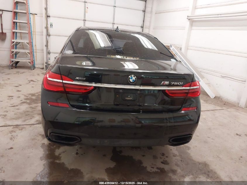 2016 BMW 750I xDrive VIN: WBA7F2C58GG419745 Lot: 43938412