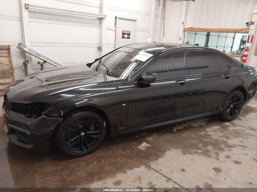 2016 BMW 750I xDrive VIN: WBA7F2C58GG419745 Lot: 43938412