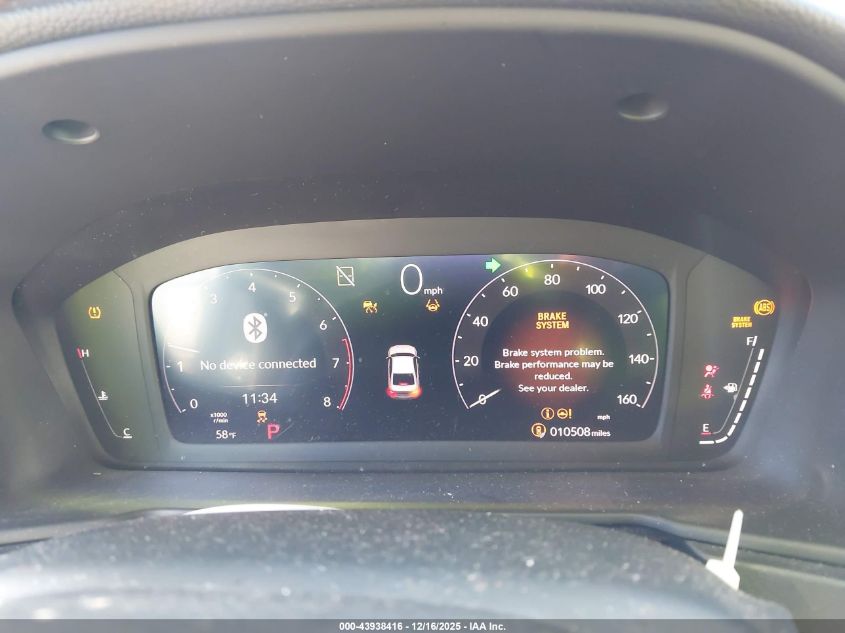 2024 Honda Accord Ex VIN: 1HGCY1F31RA083654 Lot: 43938416