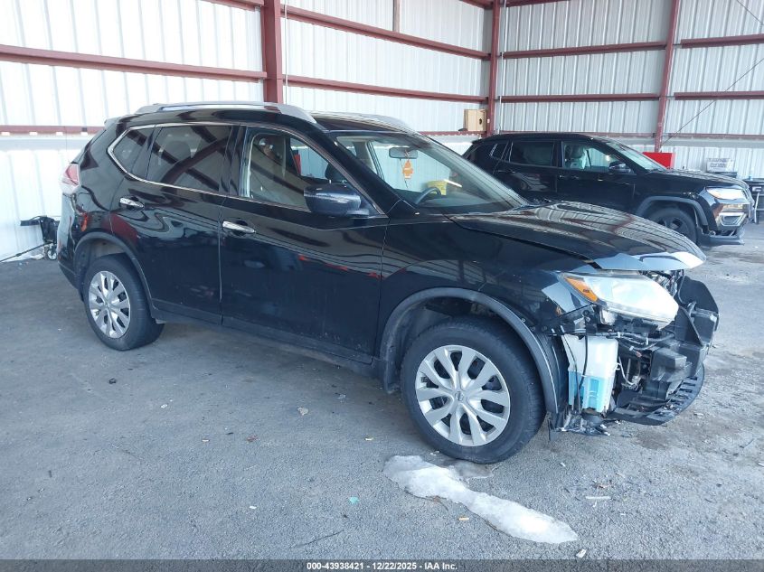 2016 Nissan Rogue S VIN: JN8AT2MV6GW136108 Lot: 43938421