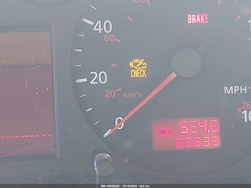 2000 Audi A4 1.8 T VIN: WAUDC28D3YA160534 Lot: 43938422