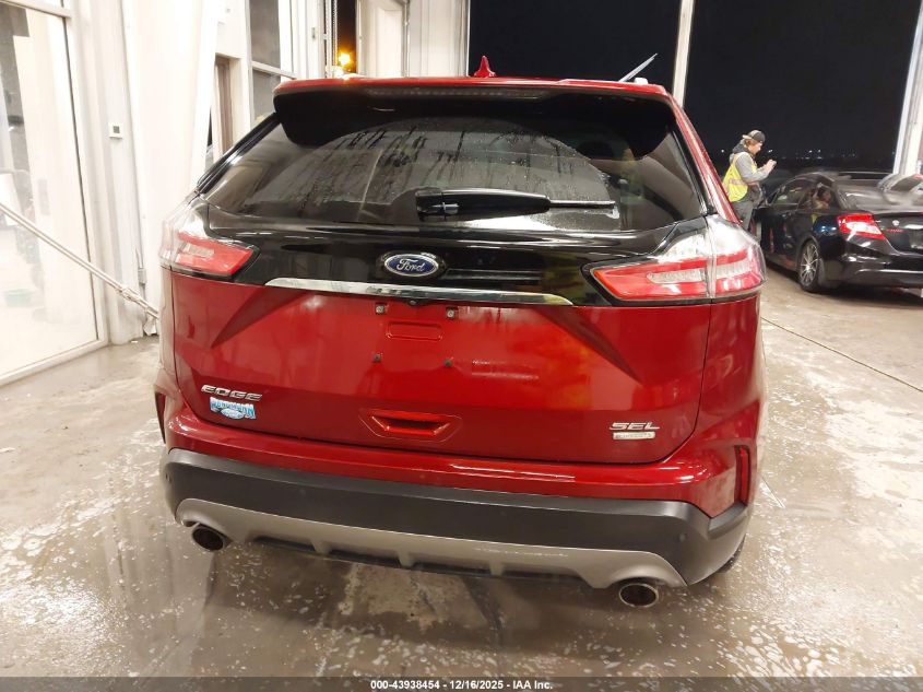 2019 Ford Edge Sel VIN: 2FMPK3J98KBC73188 Lot: 43938454