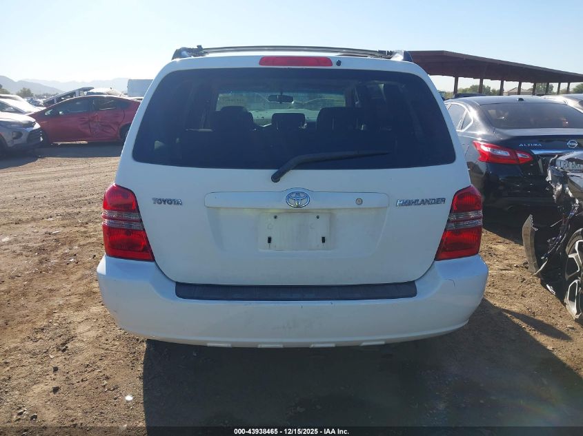 2003 Toyota Highlander VIN: JTEGD21A130069138 Lot: 43938465