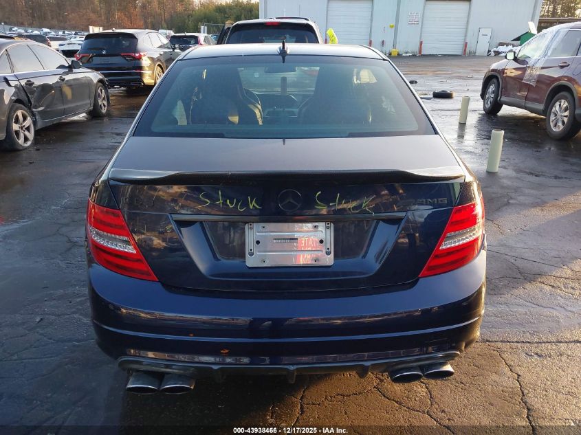2013 Mercedes-Benz C 63 Amg VIN: WDDGF7HB3DA838251 Lot: 43938466