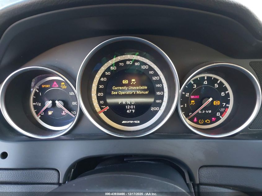 2013 Mercedes-Benz C 63 Amg VIN: WDDGF7HB3DA838251 Lot: 43938466