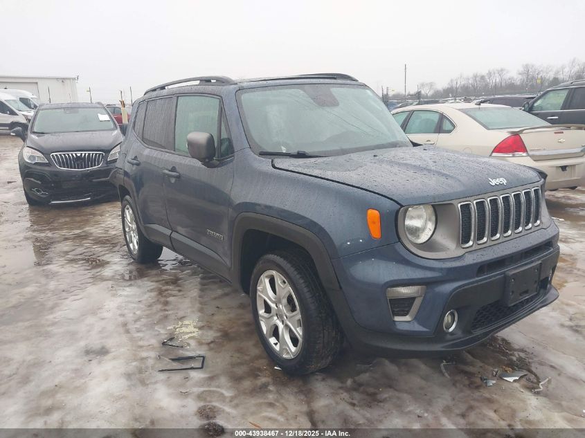 2020 Jeep Renegade Limited 4X4 VIN: ZACNJBD15LPL72415 Lot: 43938467