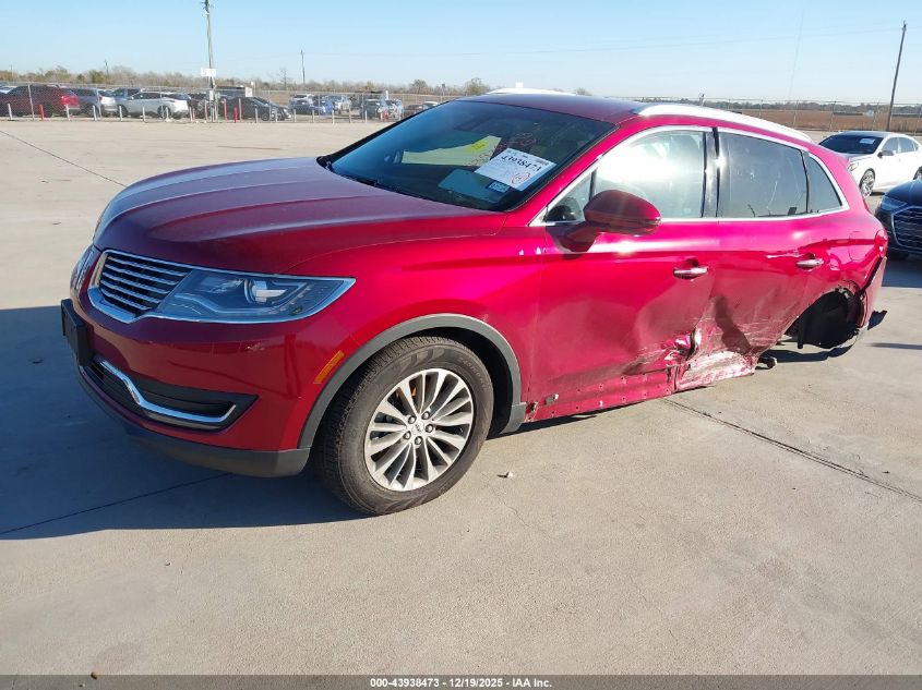 2017 Lincoln Mkx Select