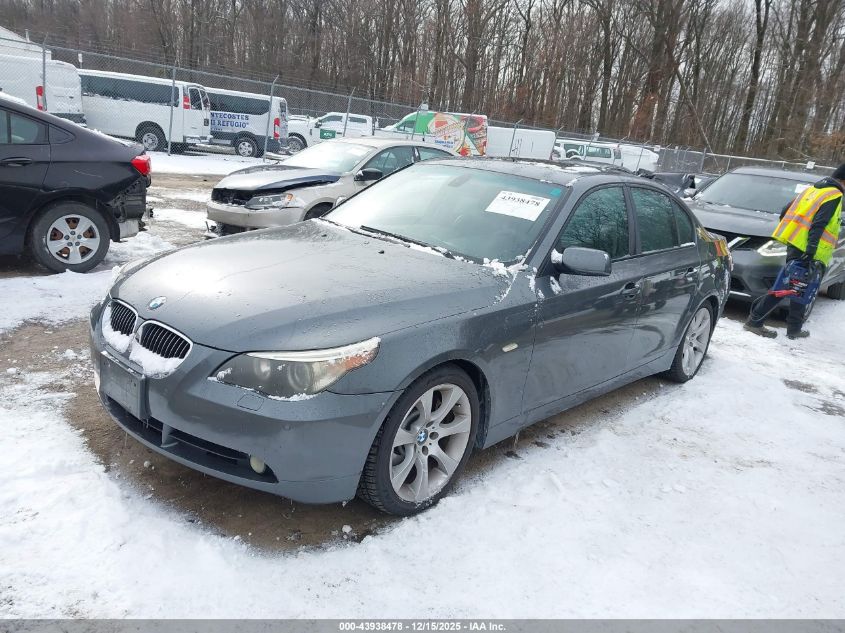 2006 BMW 550I VIN: WBANB53576CP02566 Lot: 43938478