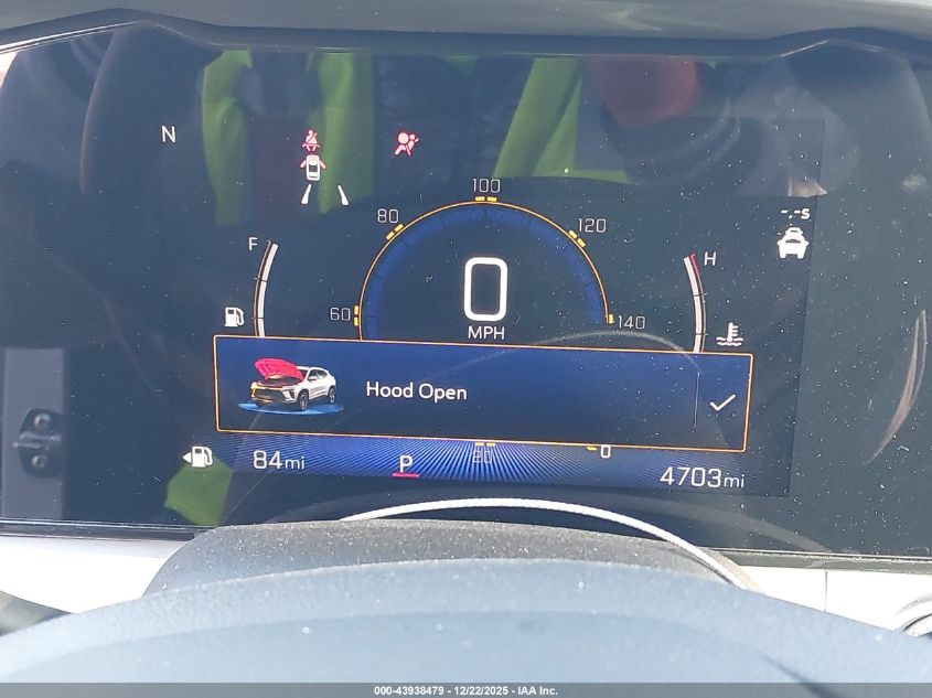 2025 Chevrolet Trax Fwd Lt VIN: KL77LHEP4SC256912 Lot: 43938479