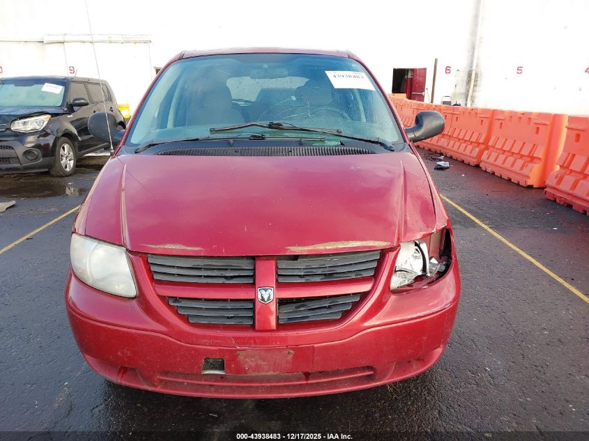 2005 Dodge Grand Caravan Se VIN: 1D4GP24R05B387873 Lot: 43938483
