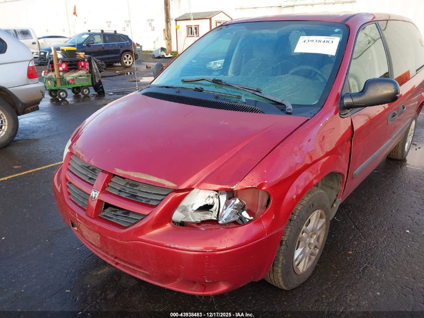 2005 Dodge Grand Caravan Se VIN: 1D4GP24R05B387873 Lot: 43938483