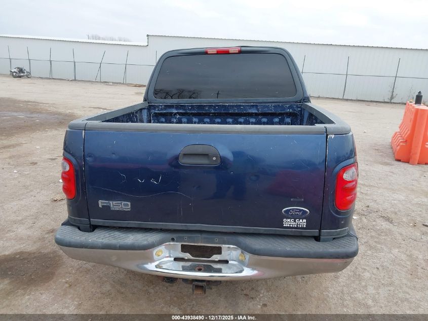 2003 Ford F-150 Lariat/Xlt VIN: 1FTRW07L63KA98952 Lot: 43938490