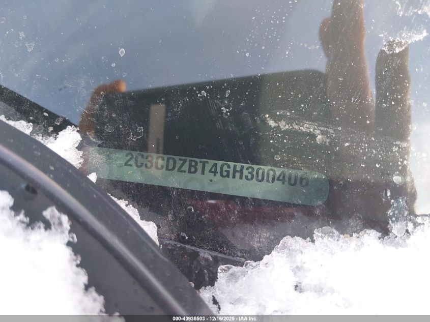 2016 Dodge Challenger R/T Shaker VIN: 2C3CDZBT4GH300406 Lot: 43938503