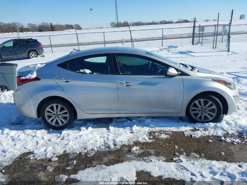 2014 Hyundai Elantra Se VIN: KMHDH4AE4EU142097 Lot: 43938506