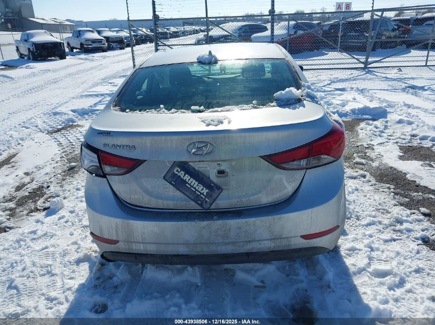 2014 Hyundai Elantra Se VIN: KMHDH4AE4EU142097 Lot: 43938506