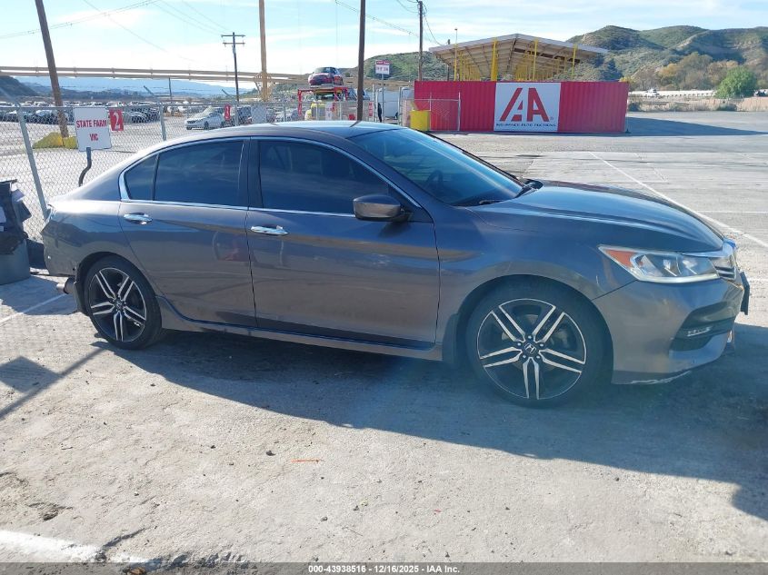 2017 Honda Accord Sport VIN: 1HGCR2F58HA079524 Lot: 43938516