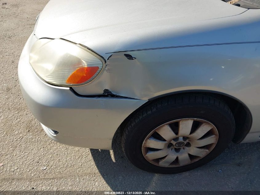 2003 Toyota Corolla Le VIN: 1NXBR32E83Z099586 Lot: 43938523