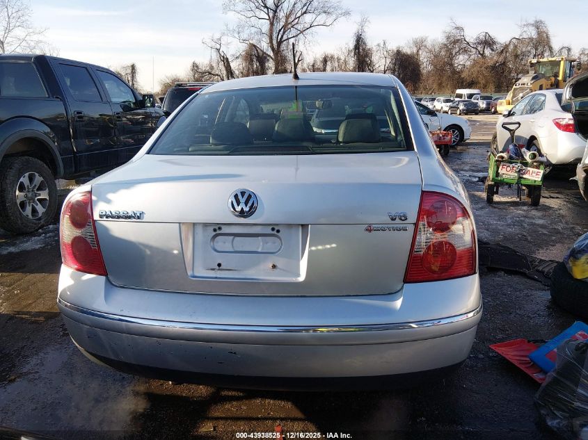 2004 Volkswagen Passat Glx VIN: WVWTH63B84P040927 Lot: 43938525