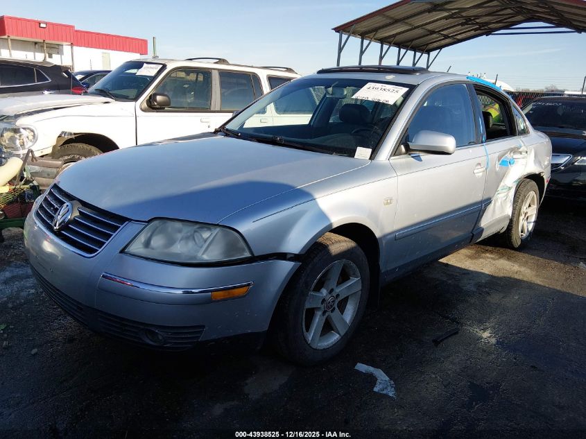 2004 Volkswagen Passat Glx VIN: WVWTH63B84P040927 Lot: 43938525