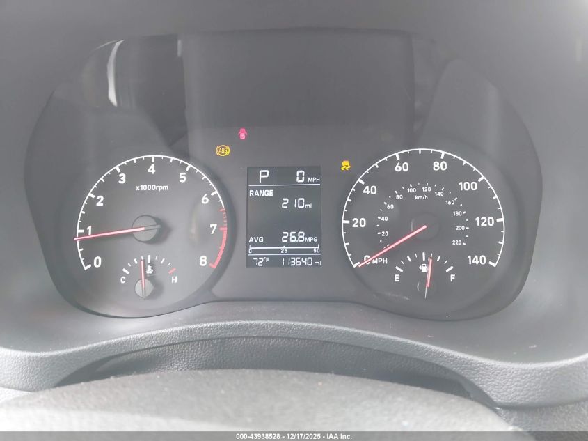 2019 Hyundai Accent Se VIN: 3KPC24A39KE061865 Lot: 43938528