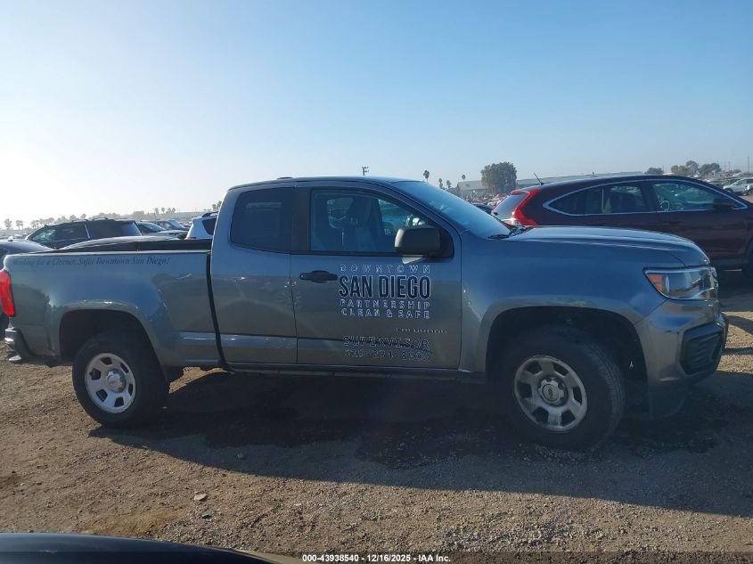 2021 Chevrolet Colorado 2Wd Long Box Wt VIN: 1GCHSBEA5M1121262 Lot: 43938540