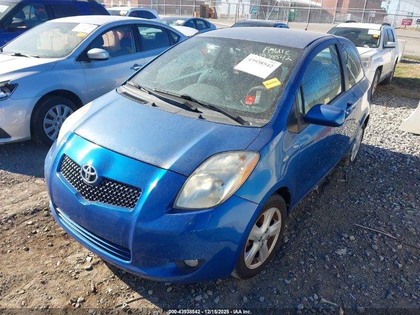 2008 Toyota Yaris VIN: JTDJT923185206398 Lot: 43938542