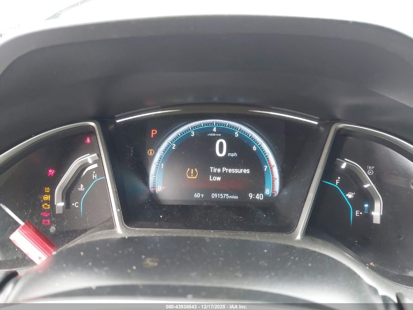 2018 Honda Civic Ex VIN: 2HGFC2F75JH601923 Lot: 43938543