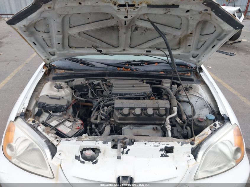 2001 Honda Civic Lx VIN: 1HGEM21551L093034 Lot: 43938556