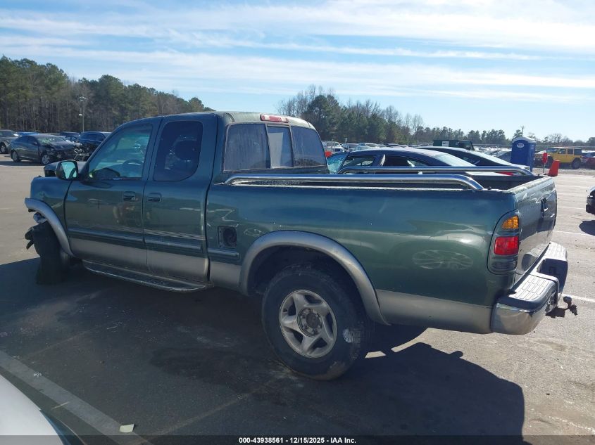 2000 Toyota Tundra Sr5 V8 VIN: 5TBRT3418YS001269 Lot: 43938561