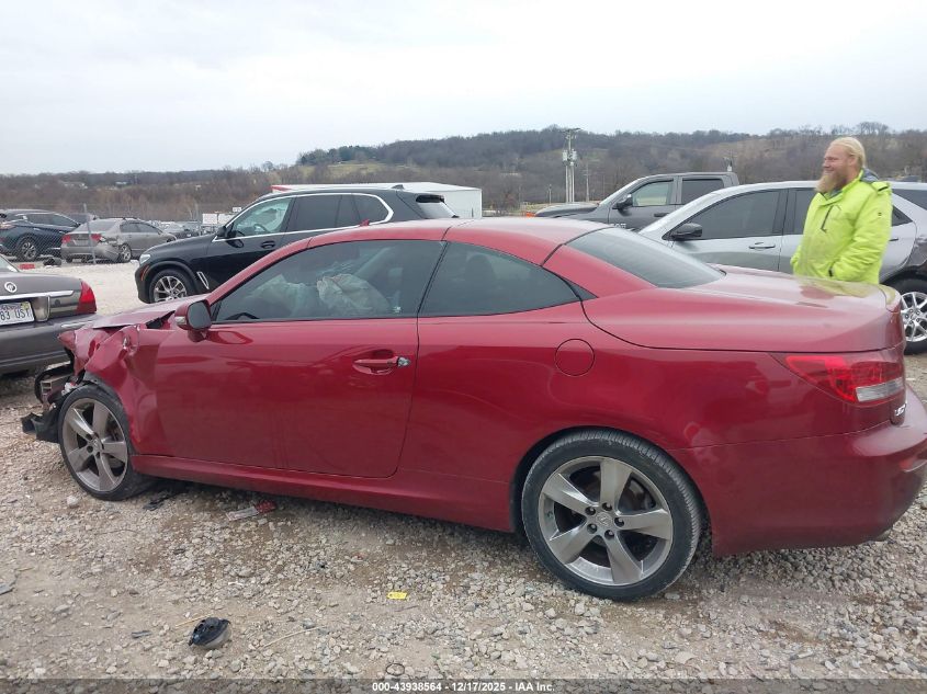 2010 Lexus Is 250C VIN: JTHFF2C29A2507596 Lot: 43938564