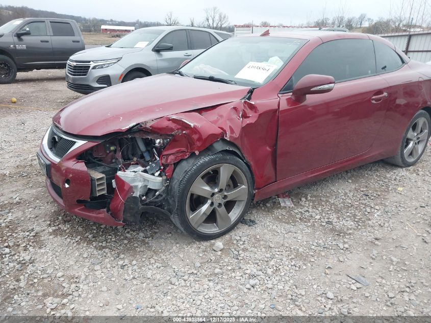 2010 Lexus Is 250C VIN: JTHFF2C29A2507596 Lot: 43938564