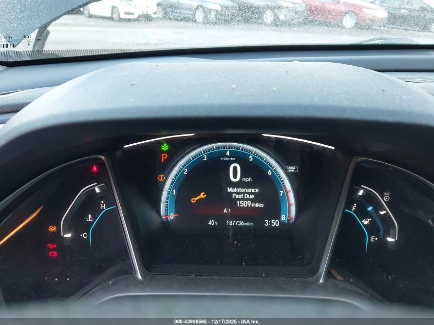 2017 Honda Civic Ex VIN: 19XFC2F76HE057050 Lot: 43938565