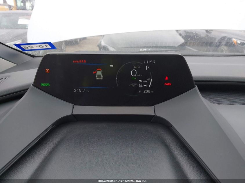 2024 Toyota Prius Le VIN: JTDACAAU6R3036208 Lot: 43938567
