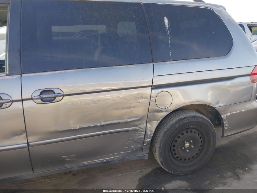 2001 Honda Odyssey Ex VIN: 2HKRL186X1H550095 Lot: 43938583