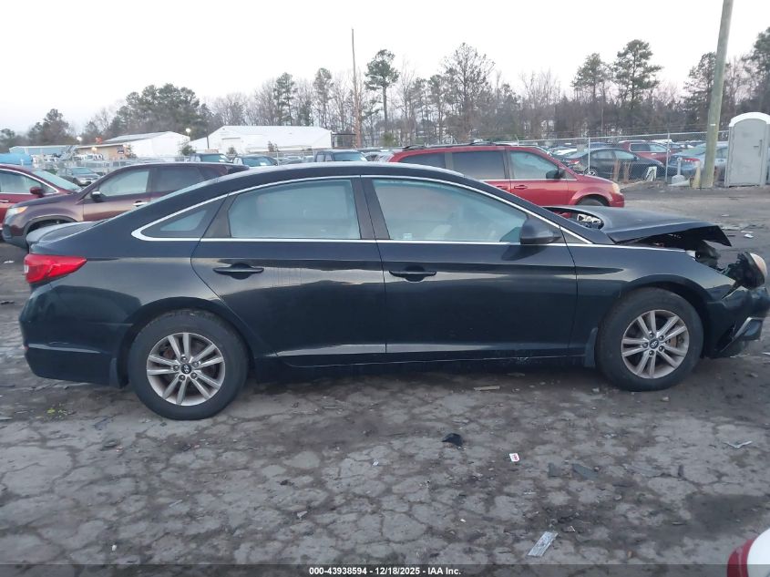 2016 Hyundai Sonata Se VIN: 5NPE24AF5GH304366 Lot: 43938594