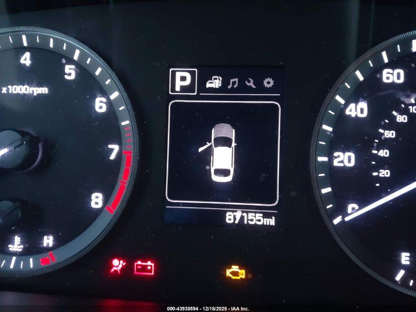 2016 Hyundai Sonata Se VIN: 5NPE24AF5GH304366 Lot: 43938594